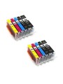 Canon PG-580 + CL-581 PG580 + CL581 10PACK BK/C/M/Y mustekasetti Dore analoginen