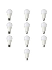 LED bulb E27 A65 15W DW 4000K, 10 psc