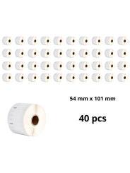 Dymo 99014 S0722430 label roll Dore compatible set 40 pcs