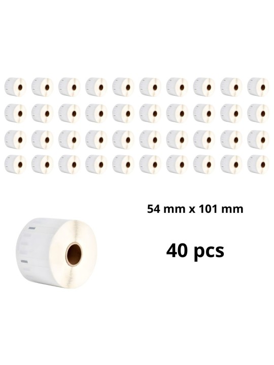 Dymo 99014 S0722430 label roll Dore compatible set 40 pcs