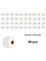 Dymo 99014 S0722430 label roll Dore compatible set 40 pcs