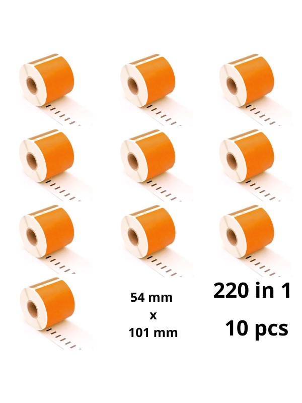 Dymo 99014 S0722430 Orange label roll Dore compatible set 10 pcs Dymo 99014 S0722430 Orange label roll Dore compatible set 10 pcs