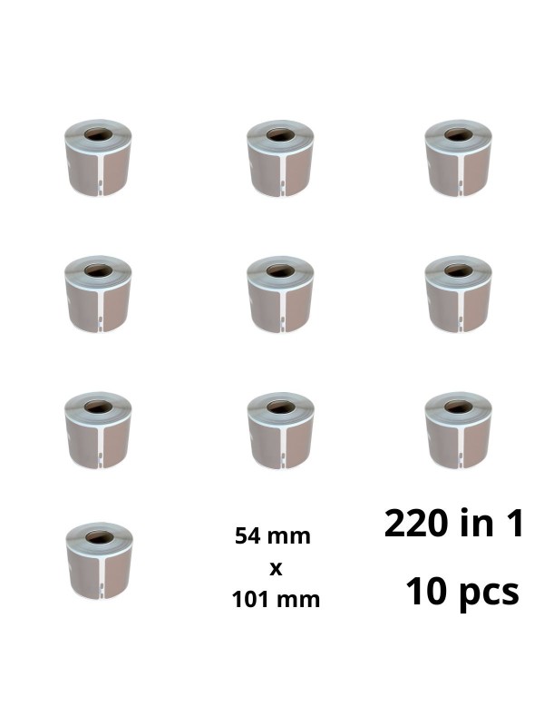 Dymo 99014 S0722430 Silver etiketi rull Dore analoog komplekt 10 tükki