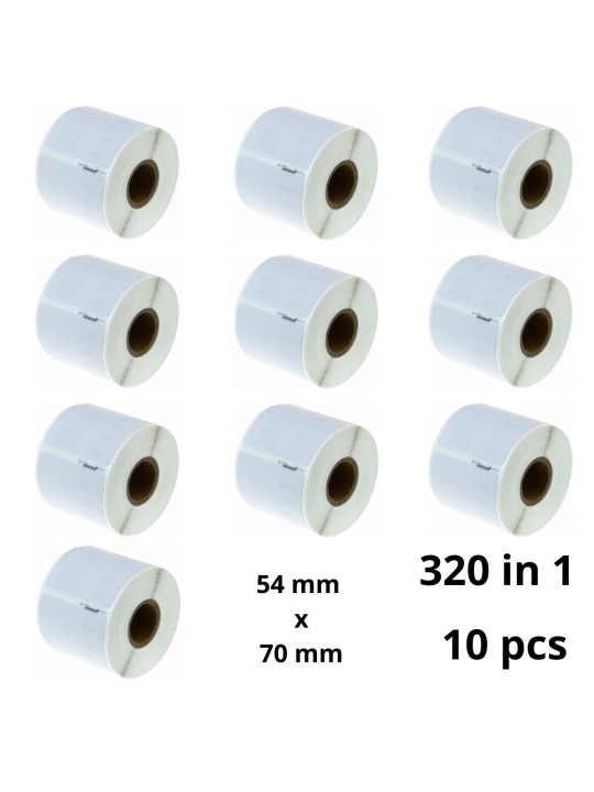 Dymo 99015 S0722440 etiketi rull Dore analoog komplekt 10 tükki