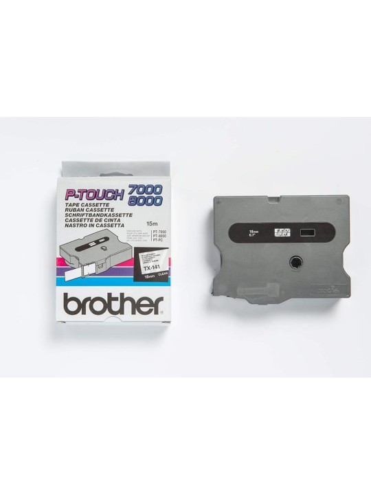 Brother TX-141 TX141 uzlīmju lentes kasete