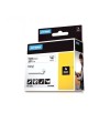 DYMO Rhino Permanent Vinyl Tape 9mm x 5.5m   black on white (18443)