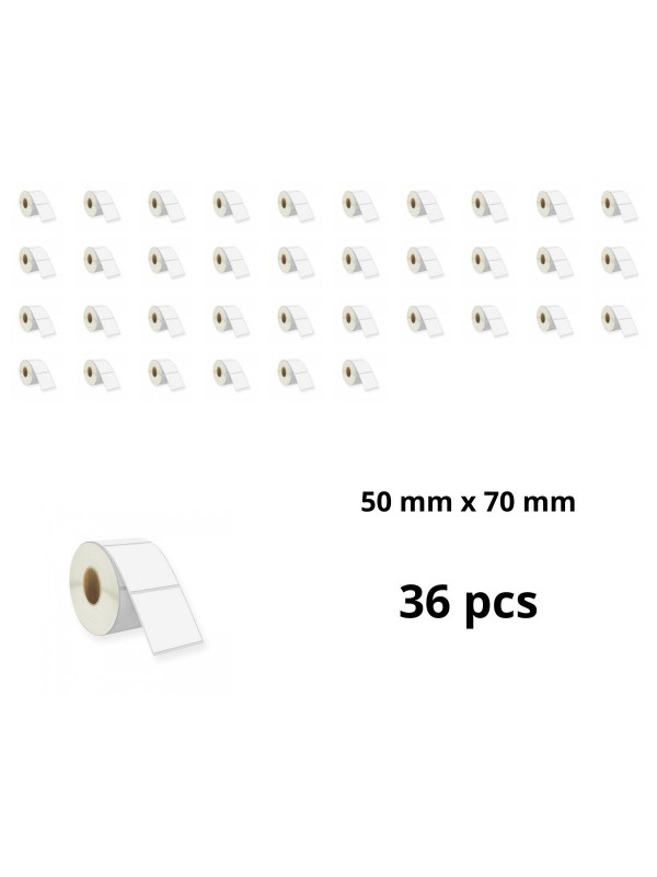 Zebra 70mm x 50mm Thermal Paper Labels 25 mm Core Dore Manufacturer, 36 pcs Zebra 70mm x 50mm Thermal Paper Labels 25 mm Core Dore Manufacturer, 36 pcs