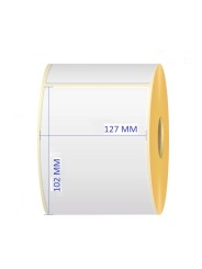 Thermal  Labels 102mm x 127mm, 25 mm, 565 pcs roll