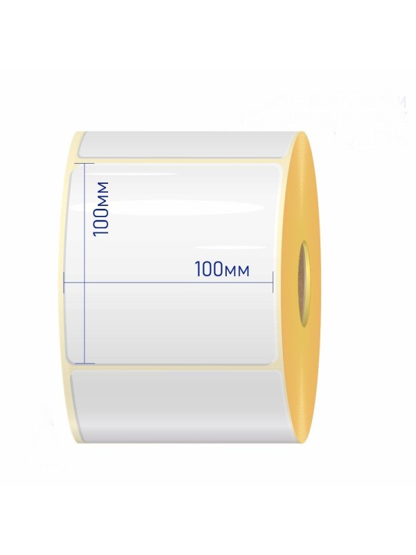 Thermal Labels 100mm x 100mm, 76 mm, 1800 pcs roll Thermal Labels 100mm x 100mm, 76 mm, 1800 pcs roll
