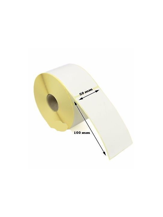 Thermal  Labels 50mm x 100mm, 40 mm Core, 500 pcs roll