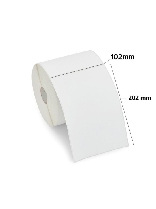 Thermal  Labels 102mm x 202mm, 76 mm Core,  900 pcs roll