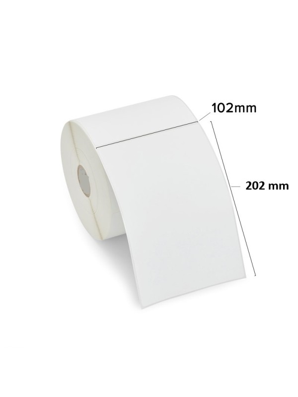Termilised sildid 102mm x 202mm, südamik 76 mm, rull 900 tk Termilised sildid 102mm x 202mm, südamik 76 mm, rull 900 tk