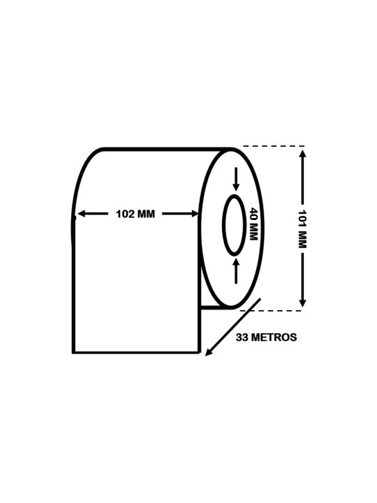 EPSON C33S045538 High Gloss Label Roll 102mm x 33m - continuous label roll Dore Manufacturer