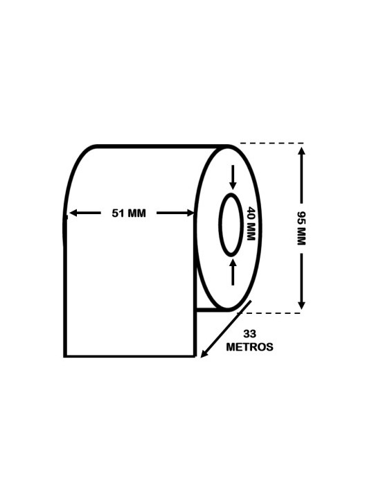EPSON C33S045536 Рулон высокоглянцевых этикеток 51мм x 33м - непрерывный рулон этикеток Dore Производитель