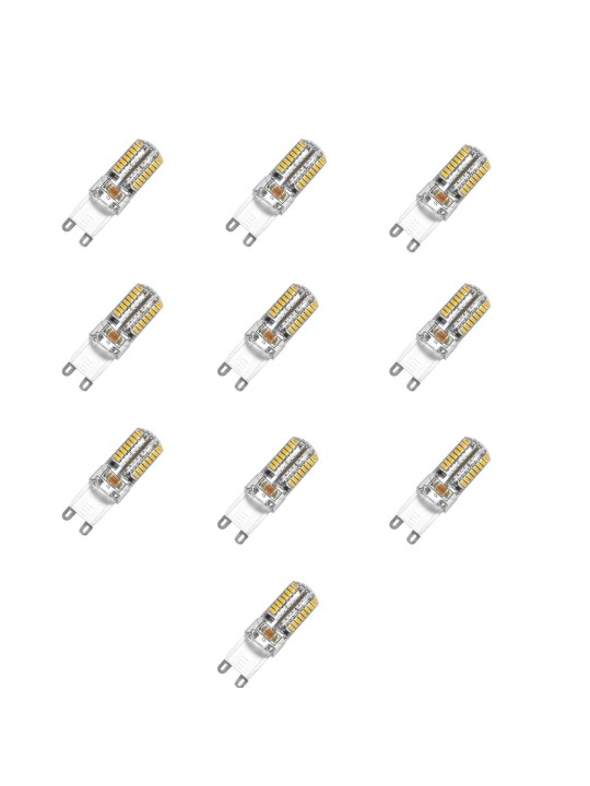 LED лампа G9 7W 230V 2500-3000K, 10 шт