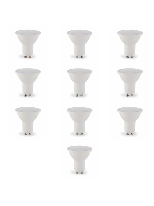 LED lambid GU10 8W WW 3000K, 10tk-st