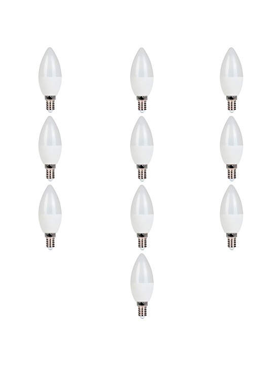 Spuldze E14 C37 7W DW 4000K, 10gab