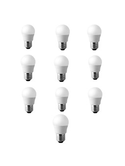 Polttimo E27 G45 5W WW 3000K, 10 kpl