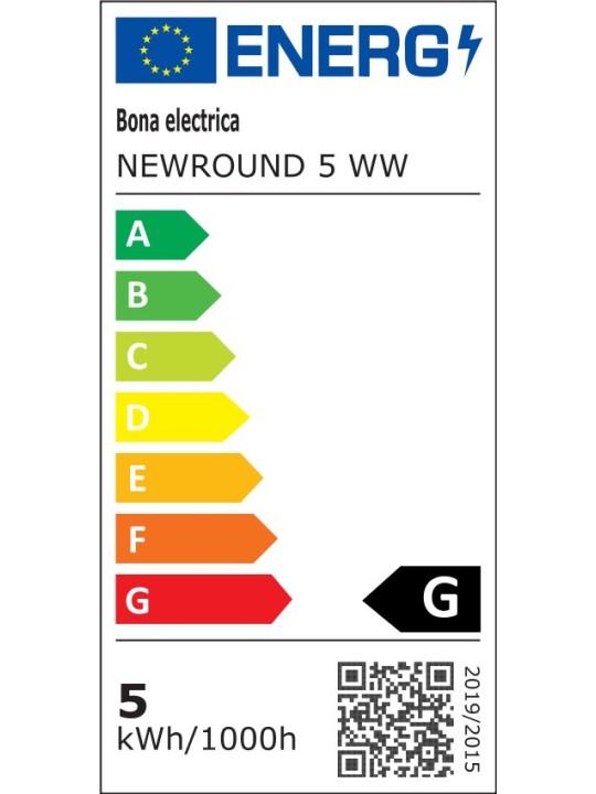 Newround светильник 5W 2500-3000K