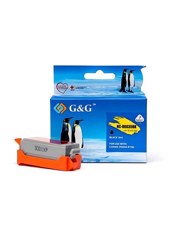 G&G аналог чернильного картриджа Canon PGI-35 BK PGI-35BK Pixma IP1...