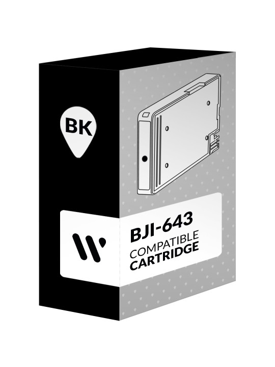G&G ink cartridge Canon BJI-643BK BJI-643 BK