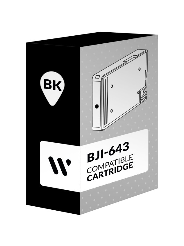 G&G ink cartridge Canon BJI-643BK BJI-643 BK
