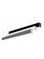 LED Line gaismeklis 40W DW 4000K balts