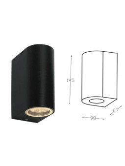 LED Wall-012 (GU10) gaismeklis