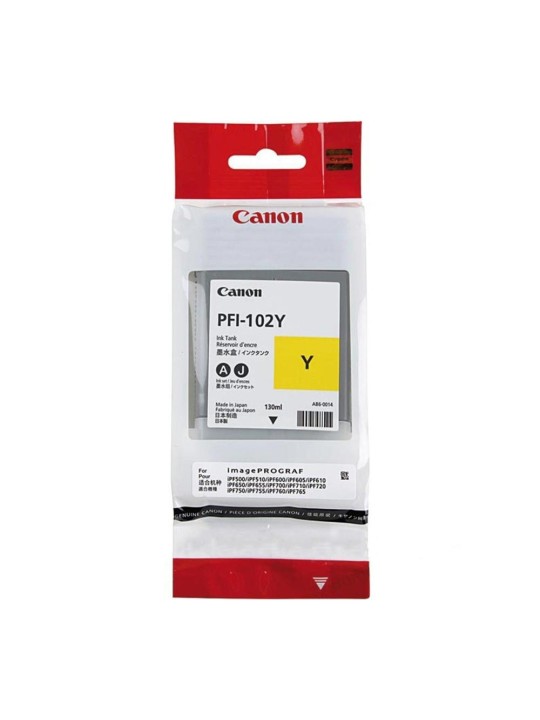 Canon ink cartridge 0898B001 PFI-102Y
