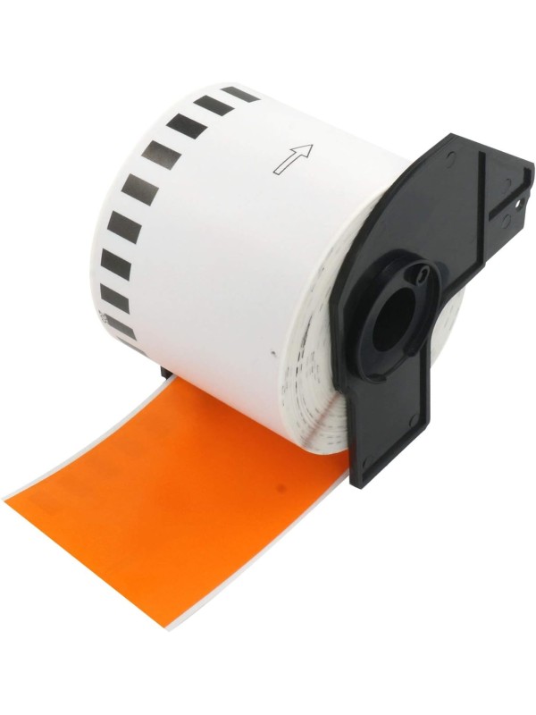 Brother DK-22205 DK22205 Orange 62mm x 30480mm Thermal Paper Labels Dore manufacturer