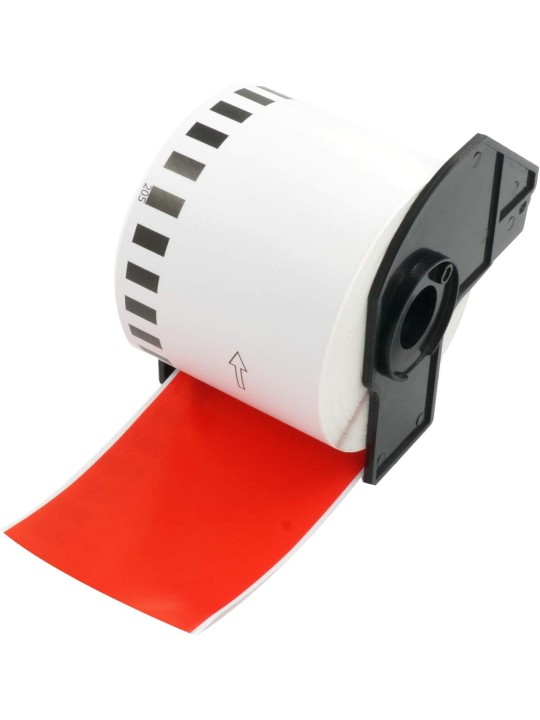 Brother DK-22205 DK22205 Red 62mm x 30480mm термо рулоны этикеток Dore производитель