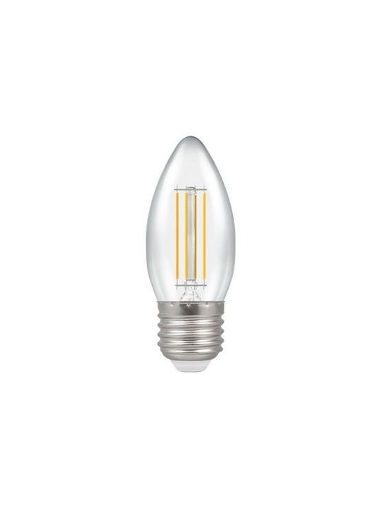 Incandescent bulb E27 C35 4W WW 3000K
