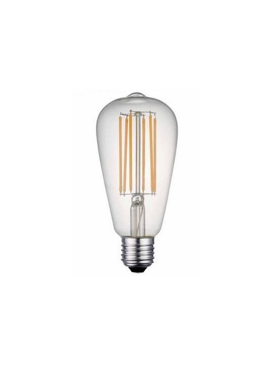 Incandescent bulb E27 ST64 8W WW 3000K