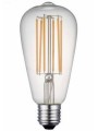 Incandescent bulb E27 ST64 8W WW 3000K
