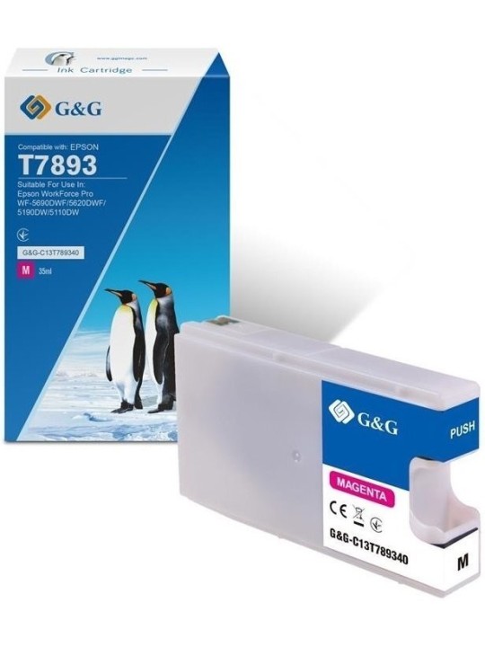 Epson T7893 C13T789340 M чернильный картридж G&G совместимый