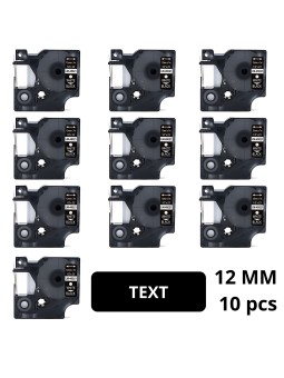 Dymo 45021 S0720610 D1 label tape Dore compatible set 10 pcs