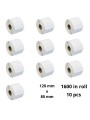 Lämpötarrat 120mm x 80mm, 76 mm, 1600 kpl rulla, 10kpl