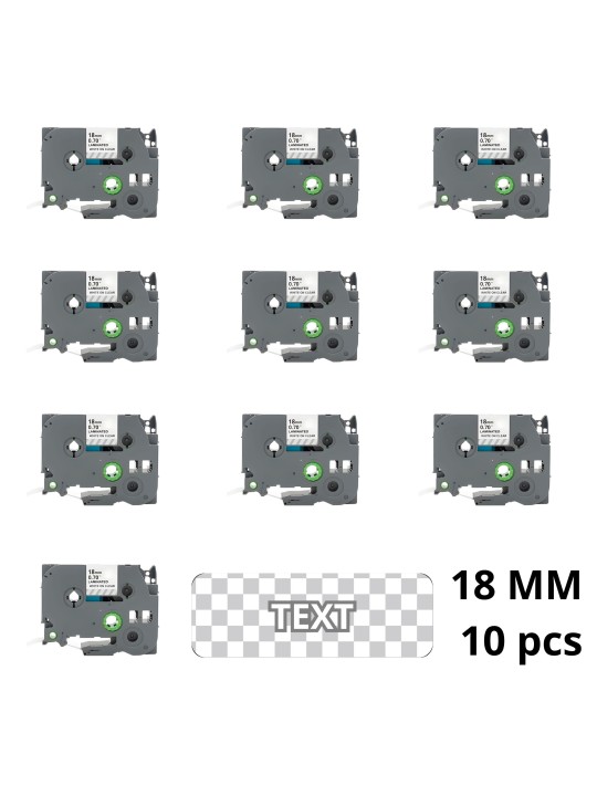 Brother TZe-145 TZe145 etikettinauha Dore analoginen set 10 kpl