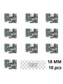 Brother TZe-145 TZe145 etikettinauha Dore analoginen set 10 kpl