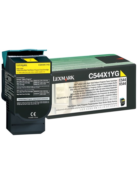 Lexmark тонер C544X1YG Yellow