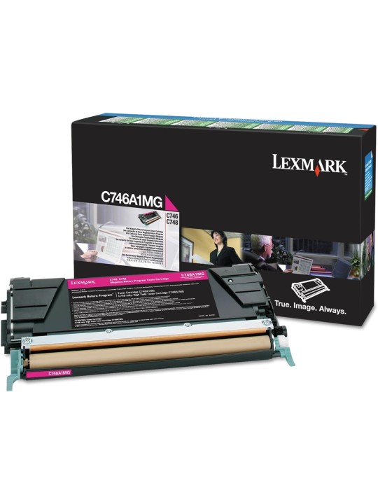 Lexmark тонер C746A1MG Magenta