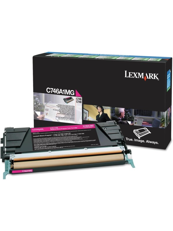 Lexmark тонер C746A1MG Magenta