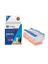 Epson 202XL T02G BK/PBK/C/M/Y mustekasetti G&G analoginen