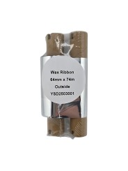 Wax 64mm x 74m Thermal Transfer Ribbon 12mm core