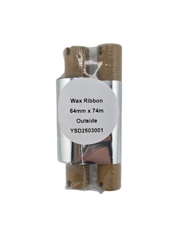Wax 64mm x 74m Thermal Transfer Ribbon 12mm core