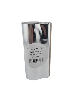 Wax 110mm x 74m Thermal Transfer Ribbon 12mm core
