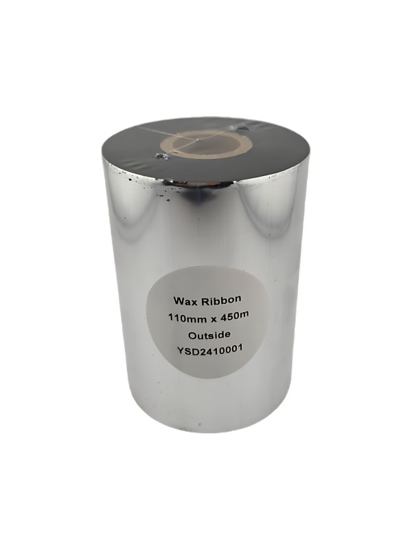Wax 110mm x 450m Thermal Transfer Ribbon 25mm core