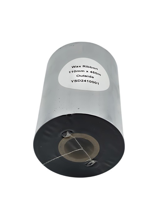 Wax 110mm x 450m Thermal Transfer Ribbon 25mm core