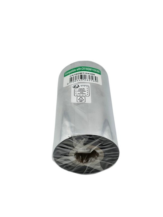 Wax 110mm x 300m Thermal Transfer Ribbon 25mm core