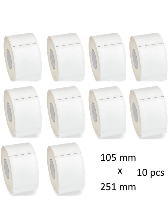 Lämpötarrat 105 mm x 251 mm, 76 mm, 10 kpl